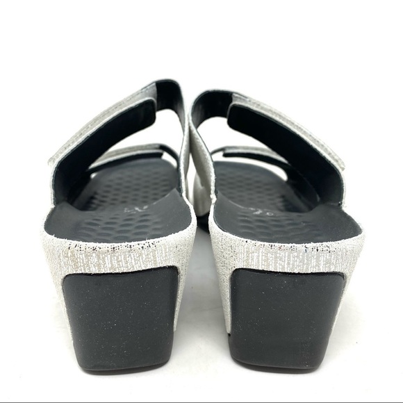 Vital Shoes tor silber mules in silver - Picture 4 of 13